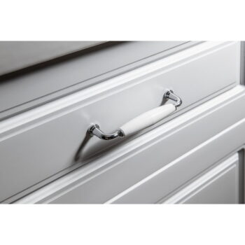 Biela kúpeľňová skrinka 40x184 cm Favolo – Sapho – Obrázok 4