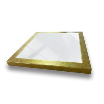 Súprava 3 nástenných zrkadiel s rámom v zlatej farbe Oyo Concept Setayna, 24 x 24 cm – Obrázok 2