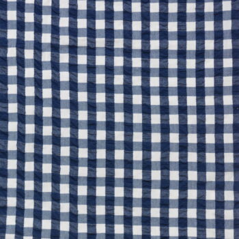 Bielo-tmavomodré predĺžené krepové obliečky na jednolôžko 140x220 cm Bæk&Bølge – JUNA – Obrázok 7