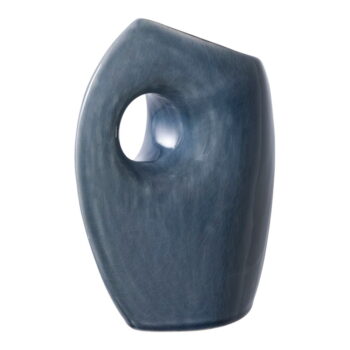 Tmavomodrá keramická váza (výška 18 cm) – House Nordic - Image 5