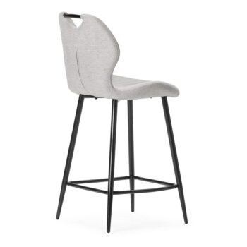 Svetlosivé barové stoličky v súprave 2 ks (výška sedadla 65 cm) Muli – Marckeric - Image 5