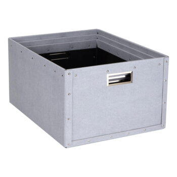 Svetlosivé kartónové úložné boxy v súprave 3 ks Ture – Bigso Box of Sweden - Image 8