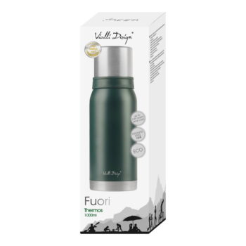 Zelený cestovný termohrnček Vialli Design Fuori, 1 l - Image 9