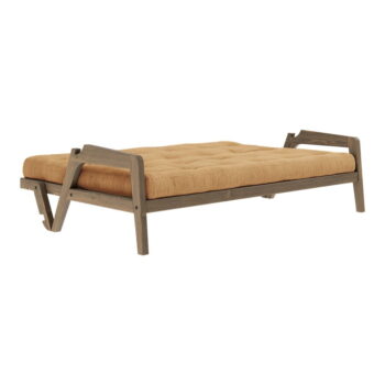 Horčicová rozkladacia pohovka 190 cm Grab Carob – Karup Design – Obrázok 4