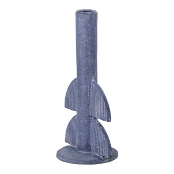 Modrý svietnik Bloomingville Bess, výška 22 cm – Obrázok 2