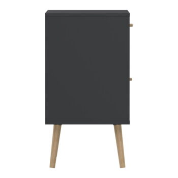 Antracitový nočný stolík Bodo – Tvilum - Image 2