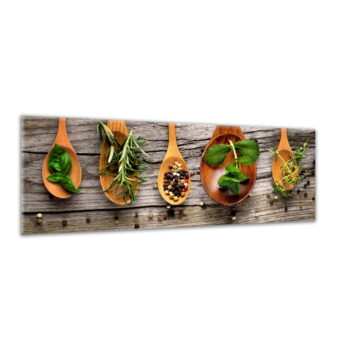 Obraz Styler Glasspik Kitchen Wooden Spoons, 30 × 80 cm - Image 2