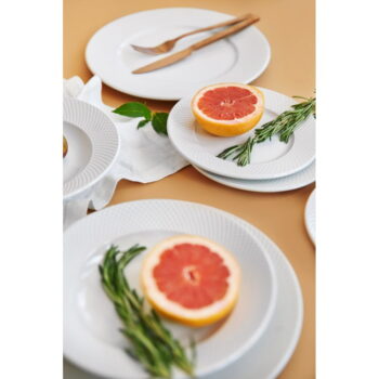 6-dielna súprava bielych porcelánových tanierov Bonami Essentials Imperio – Obrázok 2