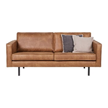 Hnedá pohovka s poťahom z recyklovanej kože BePureHome Rodeo, 190 cm - Image 3