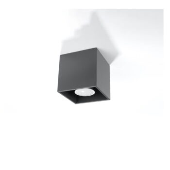 Tmavosivé bodové svietidlo 10x10 cm Geo – Nice Lamps - Image 3