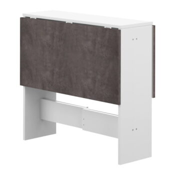Rozkladací jedálenský stôl s doskou v dekore betónu 76x28 cm Papillon – TemaHome - Image 4