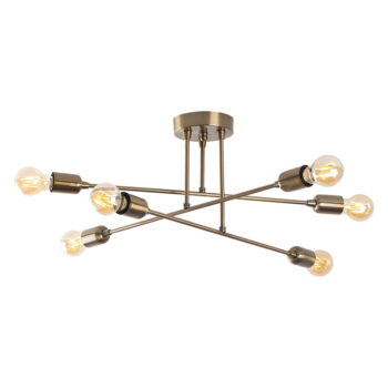 Stropné svietidlo v zlatej farbe Fleur – Opviq lights - Image 2