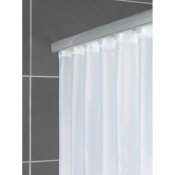 Tyč na sprchový záves v lesklo striebornej farbe 75 - 125 cm Era – Wenko - Image 3