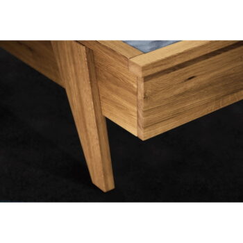 Dvojlôžková posteľ z dubového dreva 160x200 cm Retro 1 - The Beds – Obrázok 9