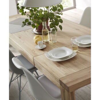 Dubový rozkladací jedálenský stôl Kave Home Vivy, 180 x 90 cm – Obrázok 8