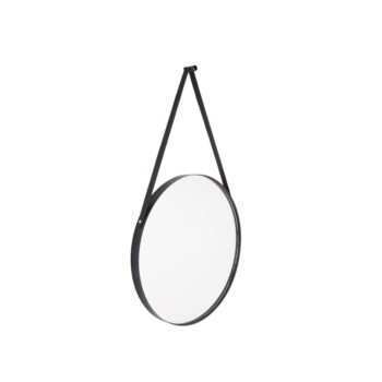 Nástenné zrkladlo s rámom v čiernej farbe PT LIVING Balanced, ø 47 cm – Obrázok 4