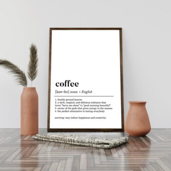 Plagát v ráme 50x70 cm Coffee – Wallity – Obrázok 6