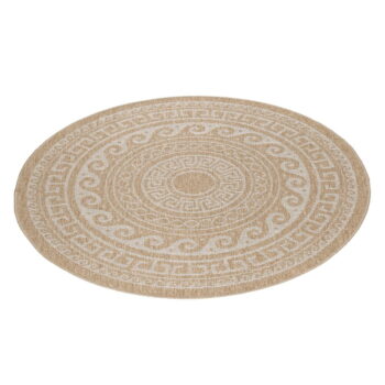 Béžový okrúhly vonkajší koberec ø 120 cm Comilla – Ayyildiz Carpets – Obrázok 7
