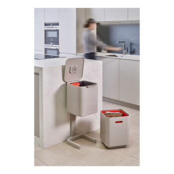 Krémovobiely kôš na triedený odpad Joseph Joseph Totem Compact, 40 l - Image 10