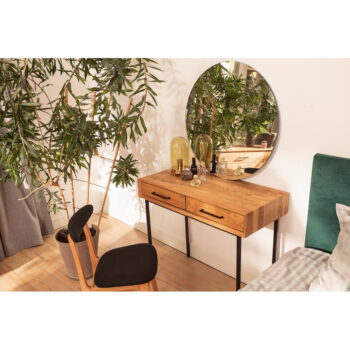 Toaletný stolík z dubového dreva 97x45 cm Abies - The Beds - Image 8