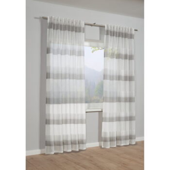 Sivá záclona 245x140 cm Etamine - Gardinia – Obrázok 2