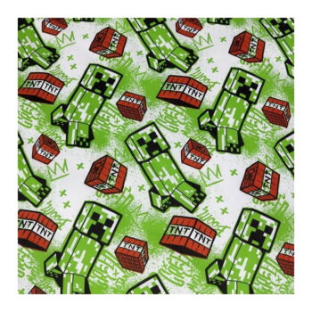Bavlnené detské obliečky na jednolôžko 140x200 cm Minecraft Metro Art – Jerry Fabrics - Image 7