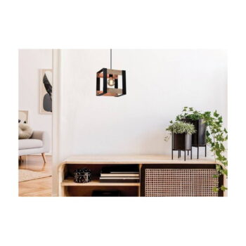 Čierne závesné svietidlo 20x25 cm Varna - Candellux Lighting - Image 2