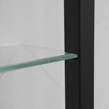 Čierna kovová polica 46 cm Cubic – Spinder Design - Image 4
