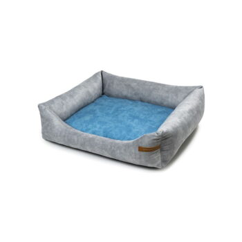 Modro-svetlosivý pelech pre psa 85x105 cm SoftBED Eco XL – Rexproduct - Image 2