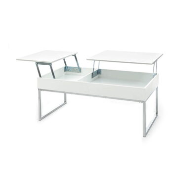 Biely konferenčný stolík s bielou doskou 60x110 cm Celinda – Tomasucci - Image 3