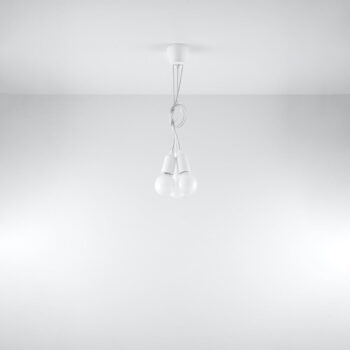 Biele závesné svietidlo ø 15 cm Rene – Nice Lamps - Image 7