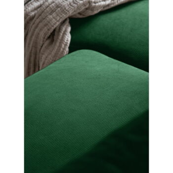 Tmavozelená menčestrová rozkladacia rohová pohovka (pravý roh) Lofty Lilly – Miuform – Obrázok 11