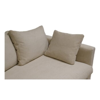 Béžová menčestrová pohovka 175 cm Comfy – Scandic - Image 3