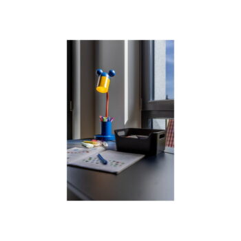 Modrá stolová lampa s kovovým tienidlom (výška 50 cm) Mouse – GTV - Image 6