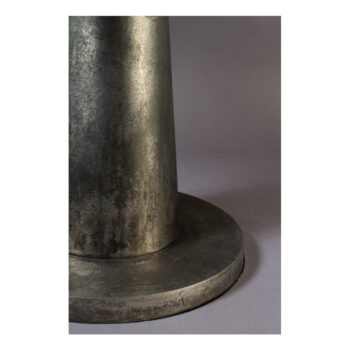 Kovový odkladací stolík v striebornej farbe Dutchbone Brute, ⌀ 63 cm – Obrázok 4