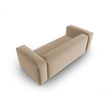 Svetlohnedá zamatová pohovka 200 cm Mackay – Cosmopolitan Design - Image 3