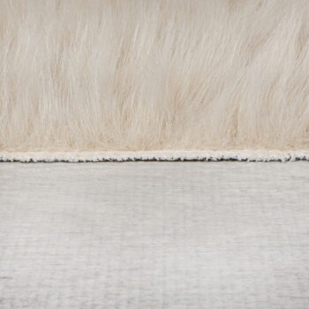 Krémová syntetická kožušina 180x290 cm Waffle Faux Fur – Flair Rugs – Obrázok 5