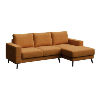 Oranžová rohová pohovka (pravý roh) Fynn – Ghado - Image 2