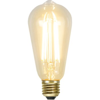 Teplá LED/filamentová žiarovka so stmievačom E27, 4 W Soft Glow – Star Trading - Image 3