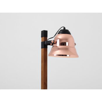 Stolová lampa v medenej a prírodnej farbe s kovovým tienidlom (výška 60 cm) Sherlock – CustomForm - Image 6