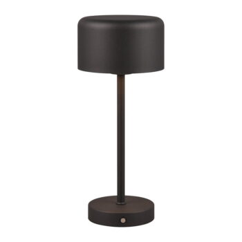 Matne čierna LED stmievateľná stolová lampa (výška 30 cm) Jeff – Trio - Image 2