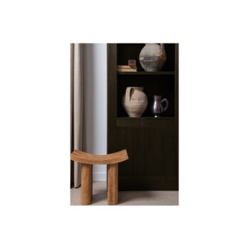 Tmavohnedá knižnica z borovicového dreva 78x230 cm Yumi – BePureHome – Obrázok 5