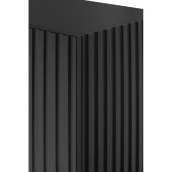 Čierny príborník Teulat Doric, šírka 200 cm - Image 2