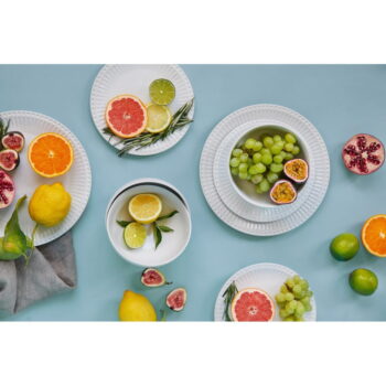 6-dielna súprava bieleho porcelánového riadu Bonami Essentials Purita – Obrázok 2