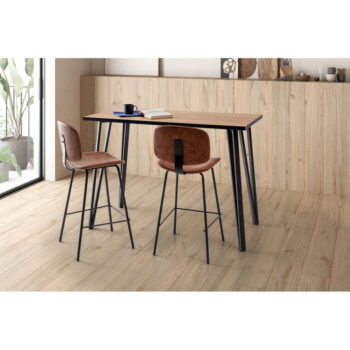 Barový stôl s doskou v dubovom dekore 60x140 cm Sindi – Marckeric - Image 4