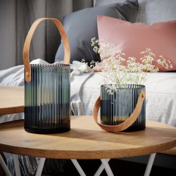 Zelená sklenená váza (výška 10 cm) Lanti – AmeliaHome - Image 2