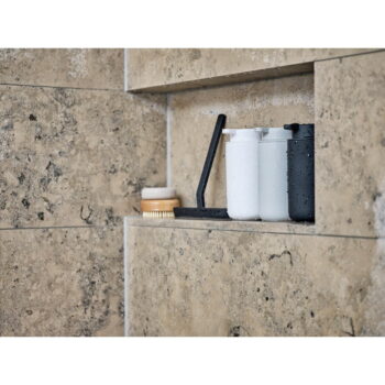 Čierny nástenný kameninový dávkovač mydla 450 ml Ume - Zone – Obrázok 5