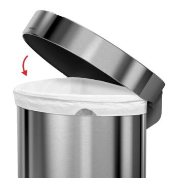Pedálový odpadkový kôš z nerezovej ocele 45 l - simplehuman – Obrázok 4