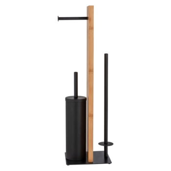 Stojan na toaletný papier s WC kefou Wenko Lesina – Obrázok 2