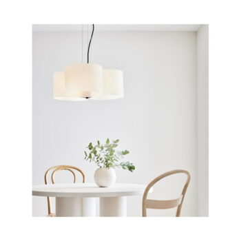 Biele závesné stropné svietidlo Markslöjd Oturo, ø 53 cm - Image 2